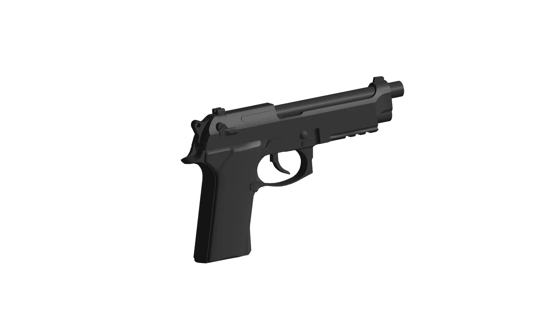 Beretta M9A3 3D model_0