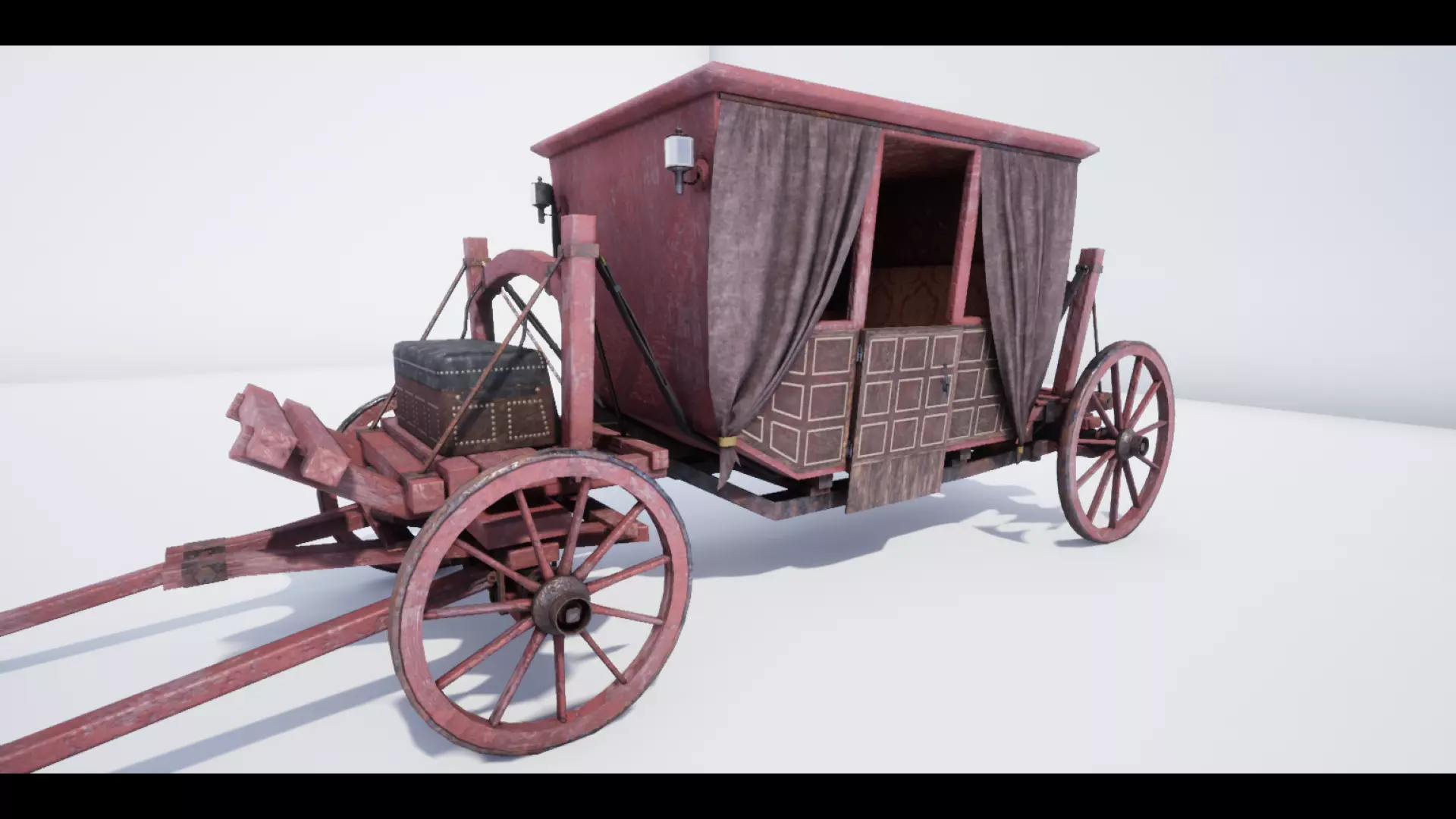 The Carriage 5 Low-poly 3D model
