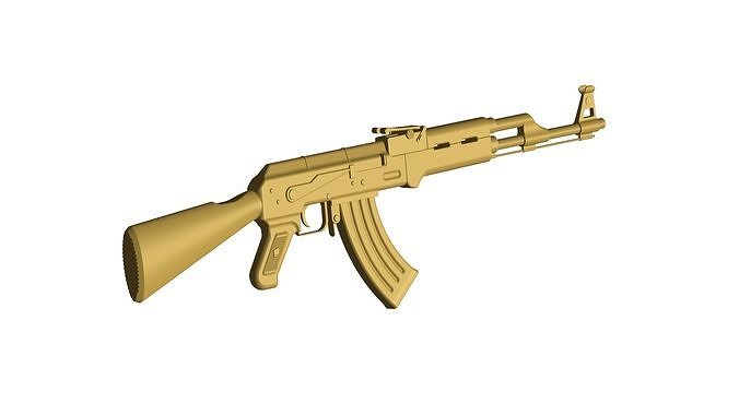 kalashnikov AK47 3D model