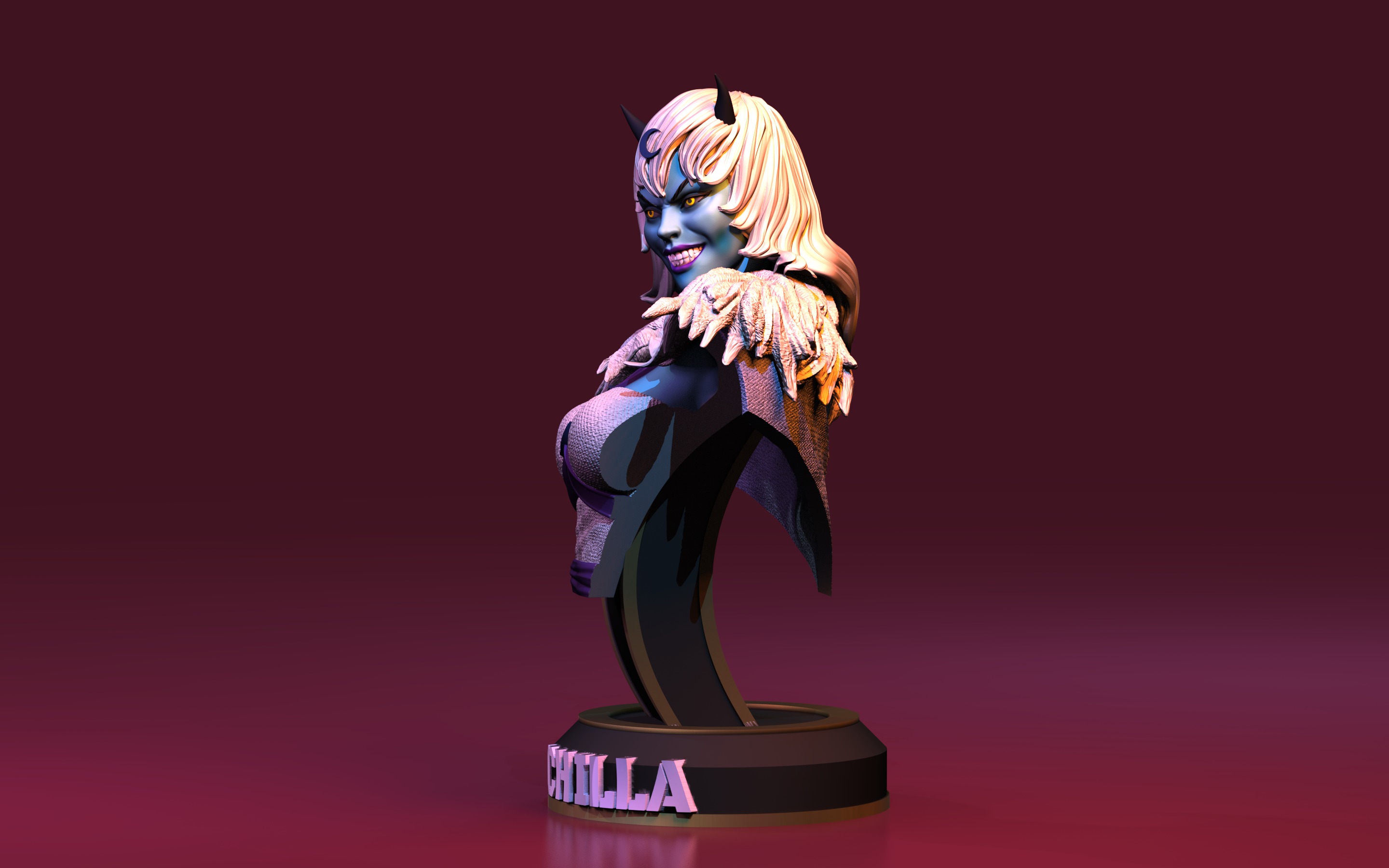 Chilla Thundercats Lunatacs STL 3d printing by CG Pyro 3D print model_9