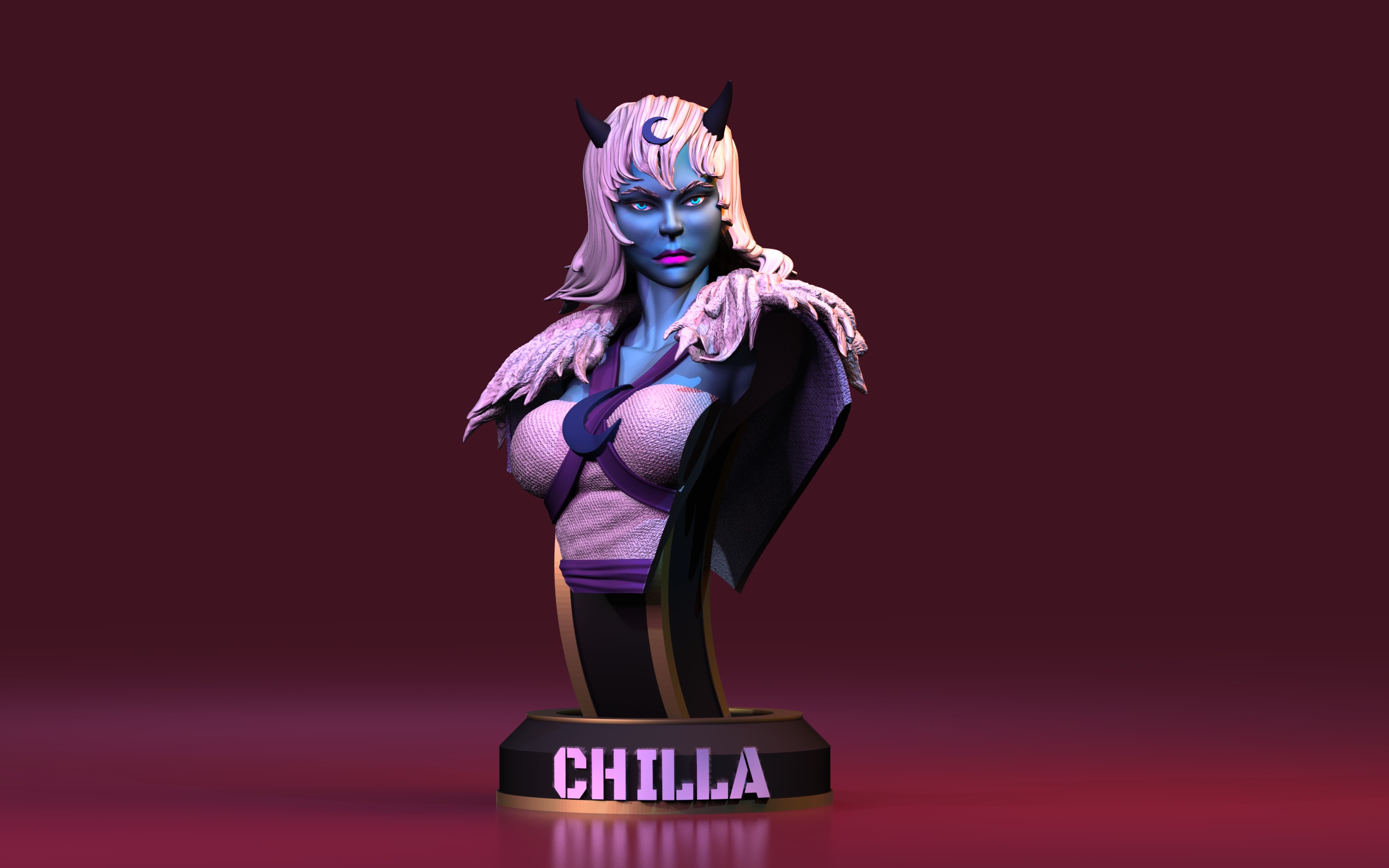 Chilla Thundercats Lunatacs STL 3d printing by CG Pyro 3D print model_6