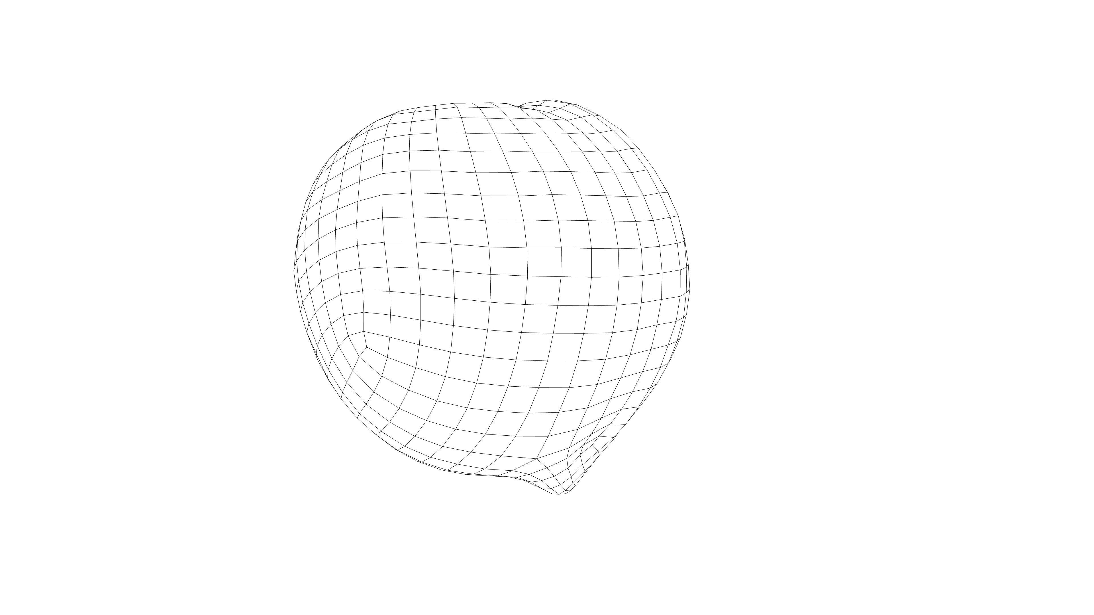 Photorealistic 3D scan of peach Low-poly 3D model_14