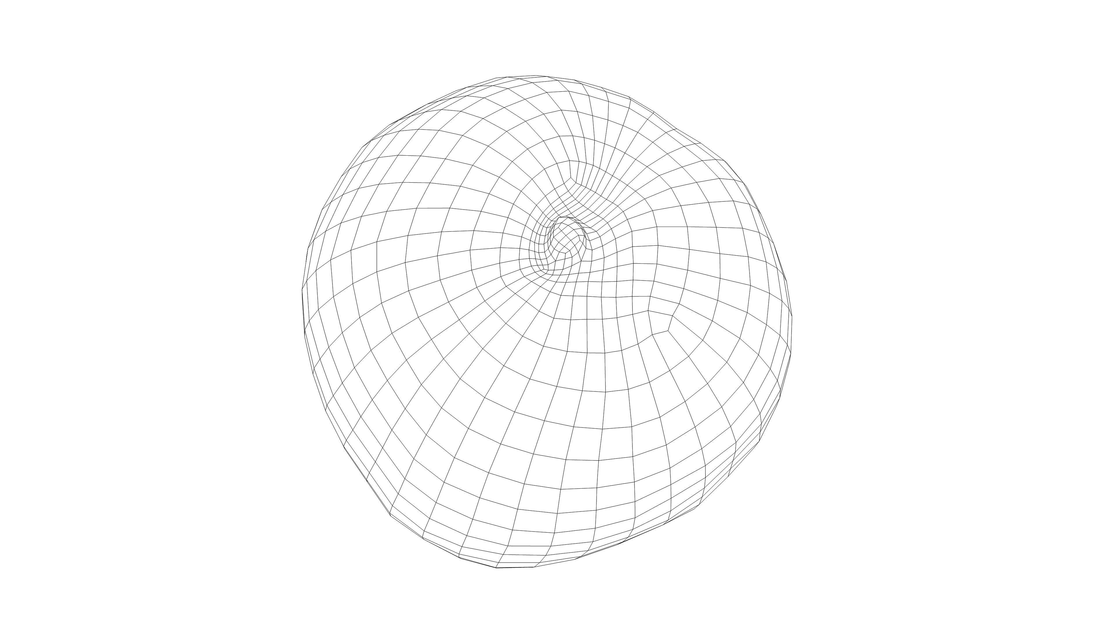 Photorealistic 3D scan of peach Low-poly 3D model_17