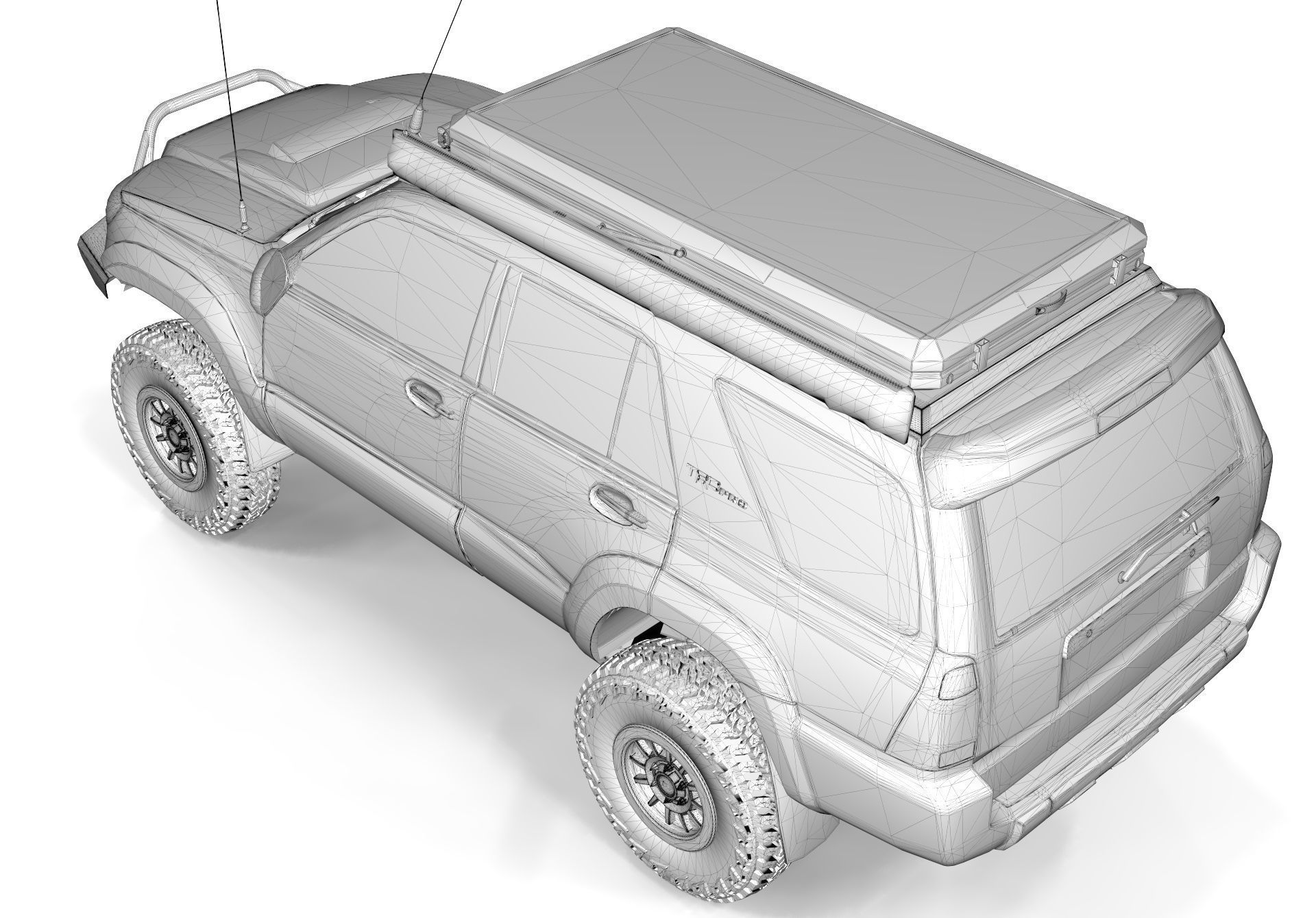 Toyota 4runner 2005 Overlading Proline Accesories 3D model_10