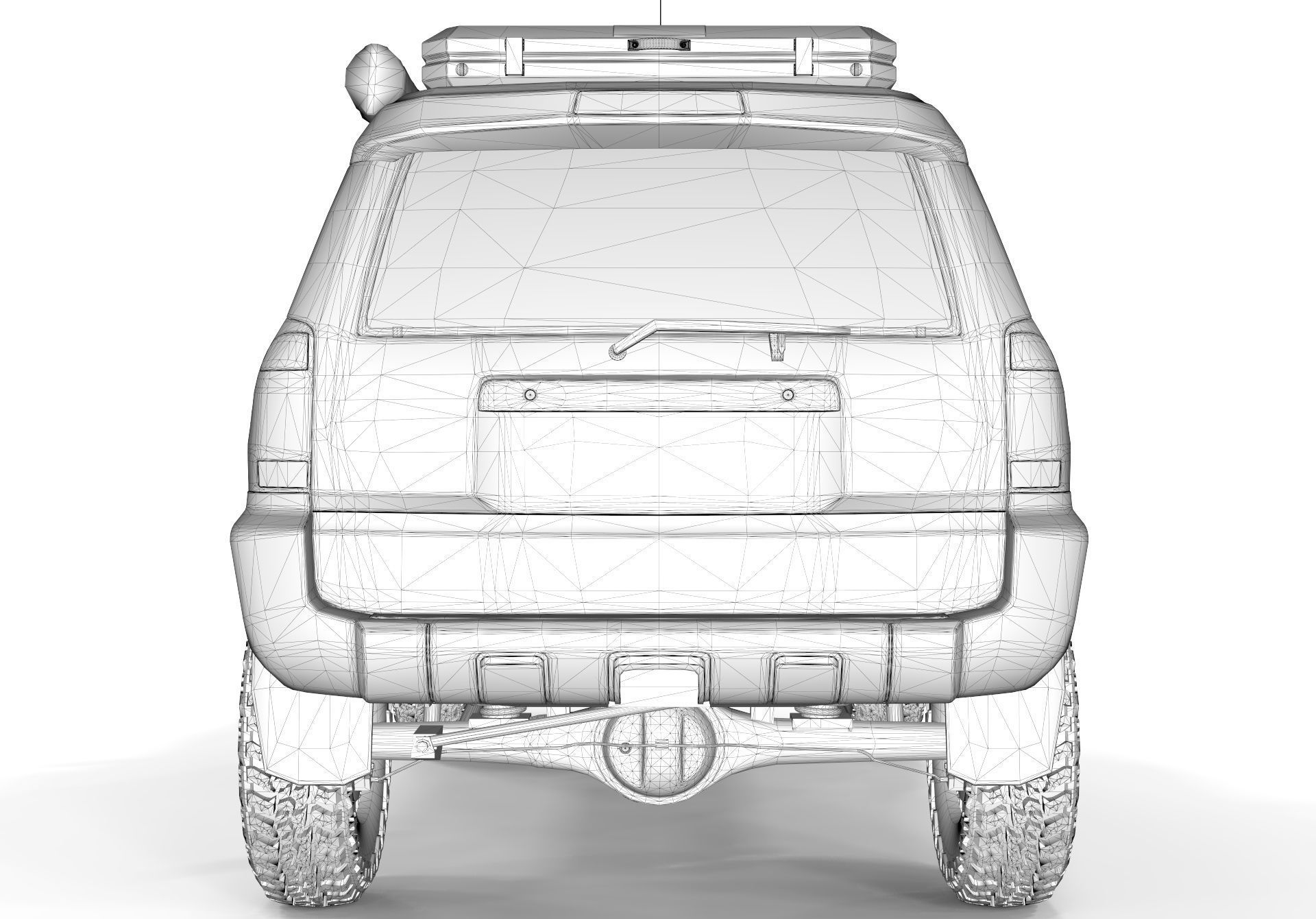 Toyota 4runner 2005 Overlading Proline Accesories 3D model_11