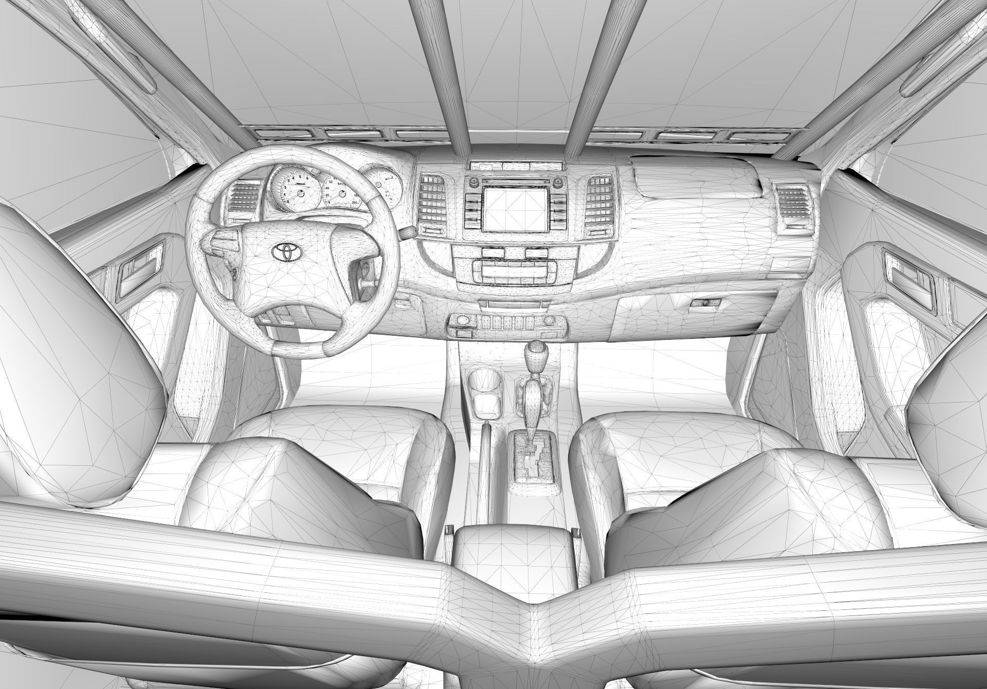 Toyota 4runner 2005 Overlading Proline Accesories 3D model_8