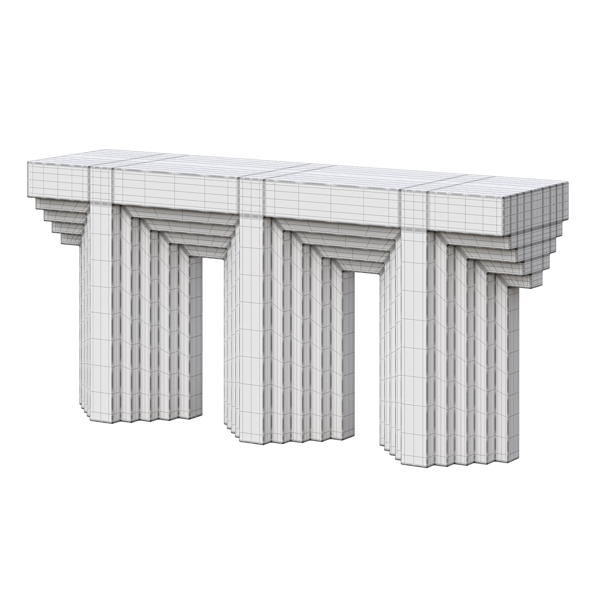 Carmen Console Table 3D model_7
