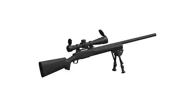 Remington M24 sniper rifle 3D model