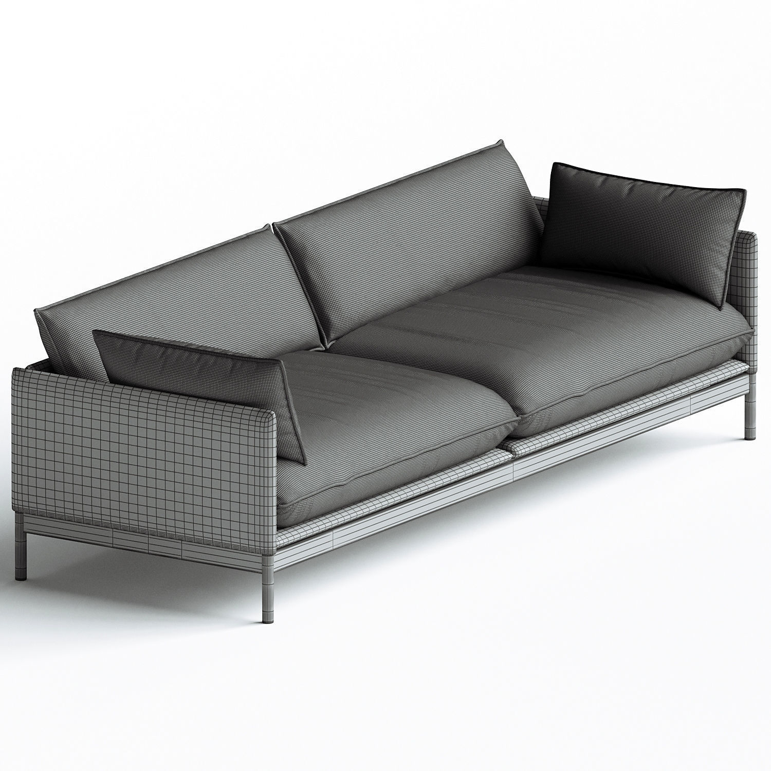 RESIDENT Carousel Low Back Sofa 3D model_2