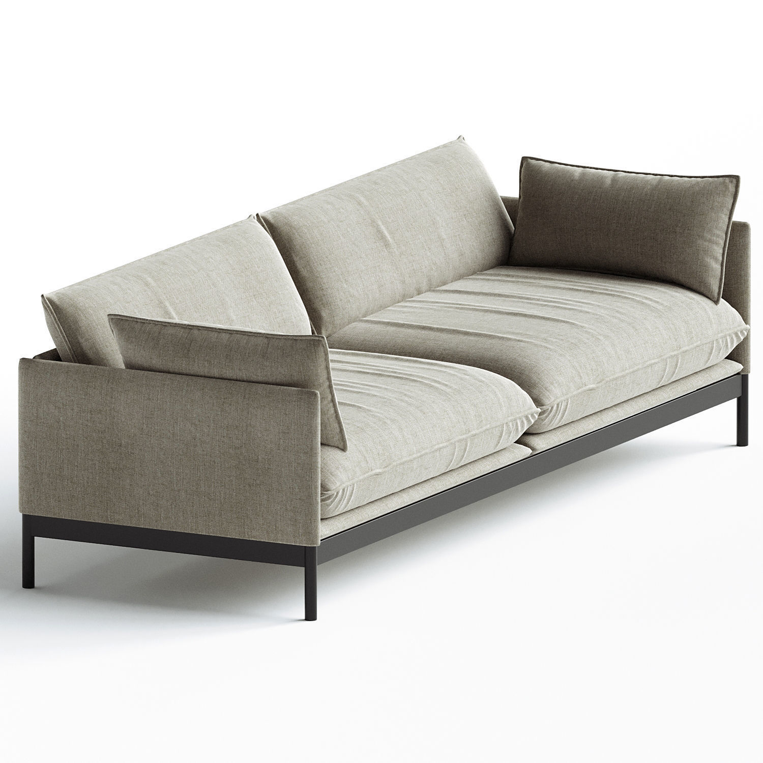 RESIDENT Carousel Low Back Sofa 3D model_1