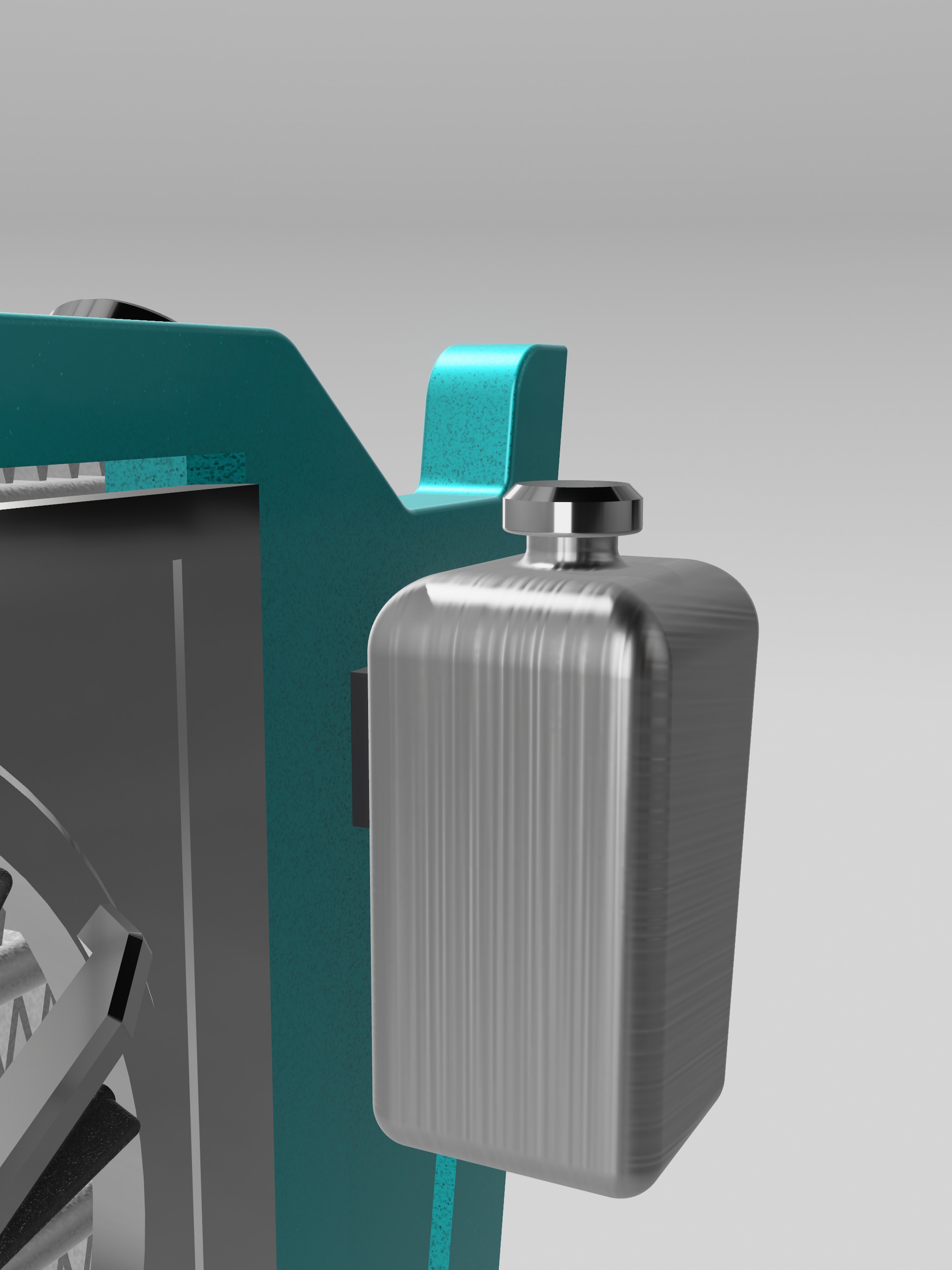 AMT 1955 Chevy Bel Air Be Cool Radiator set 3D print model_7