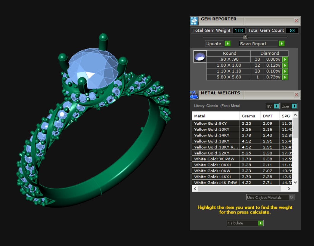High-Quality Engagement Ring 3D print model_1