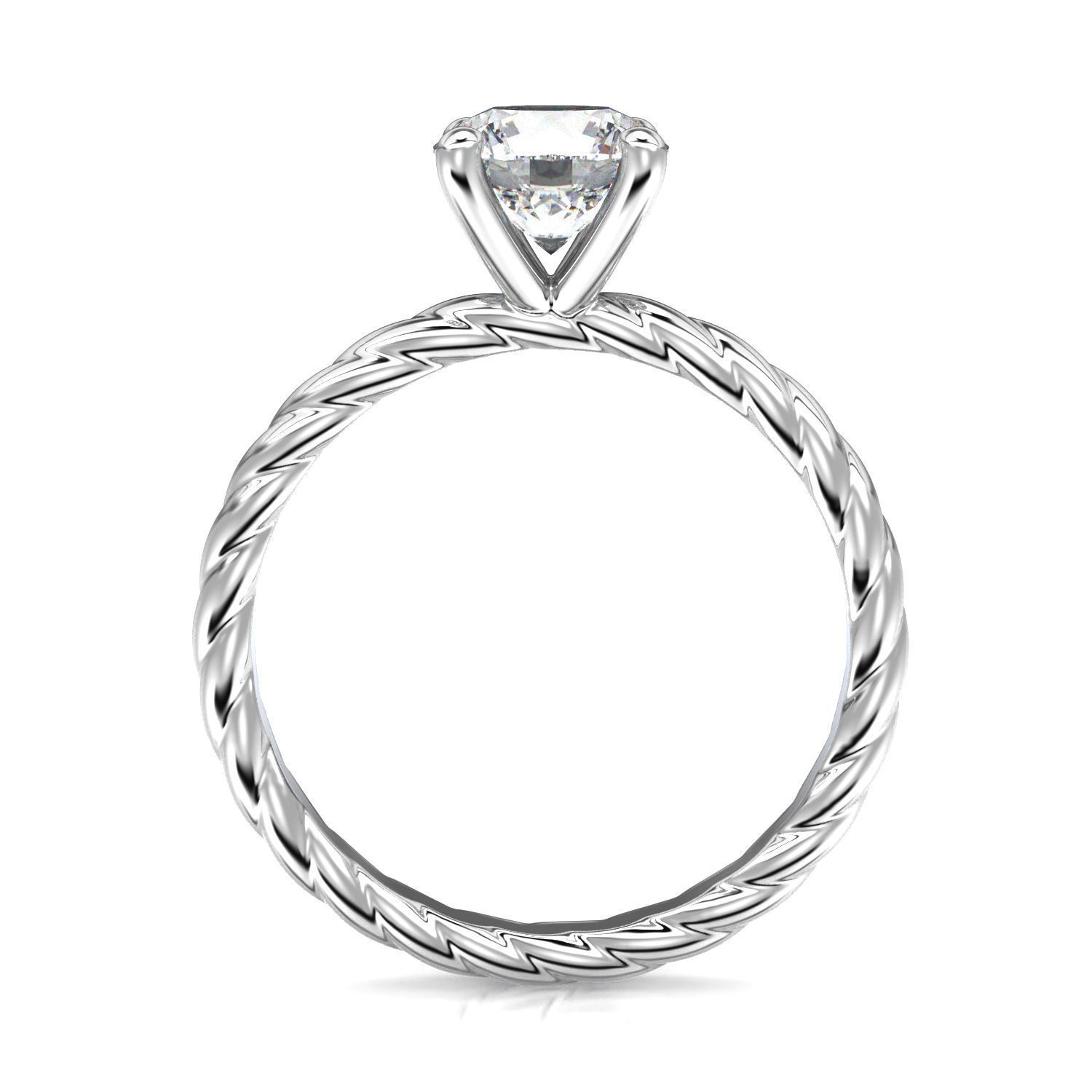 High-Quality Engagement Ring 3D print model_19