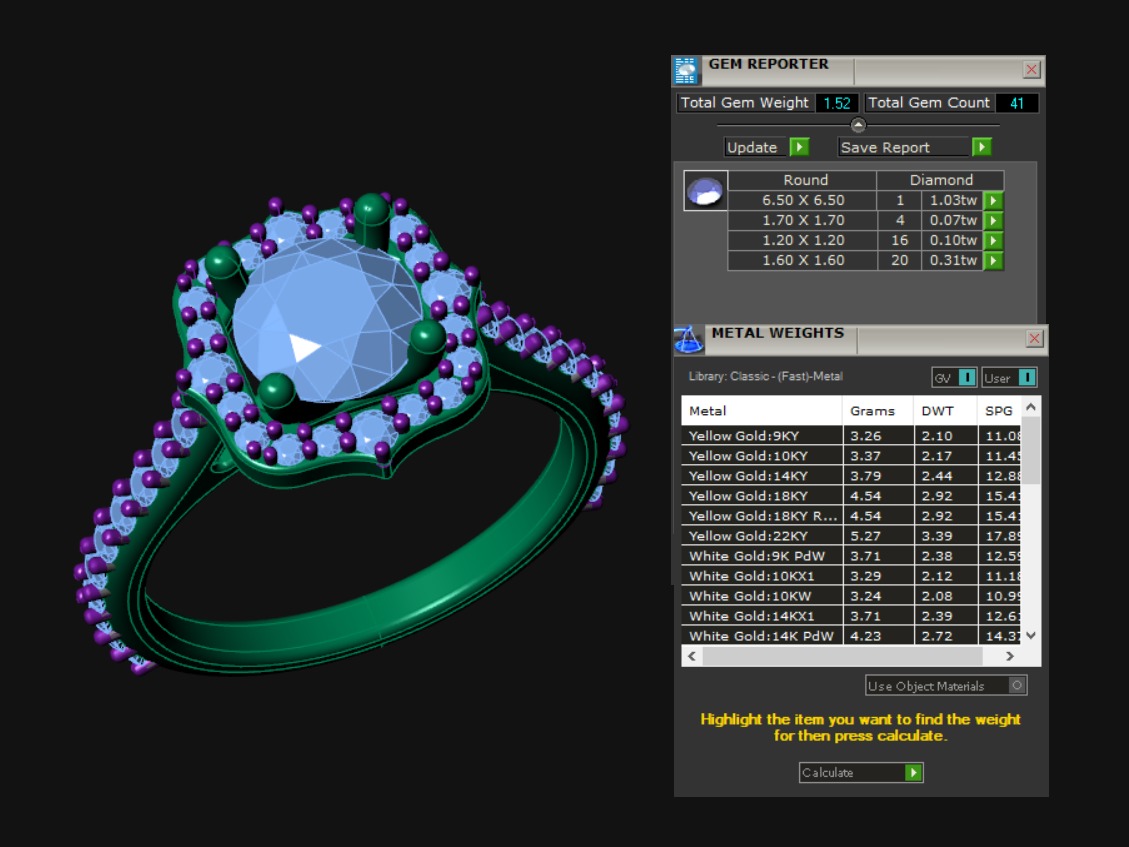 High-Quality Engagement Ring 3D print model_1