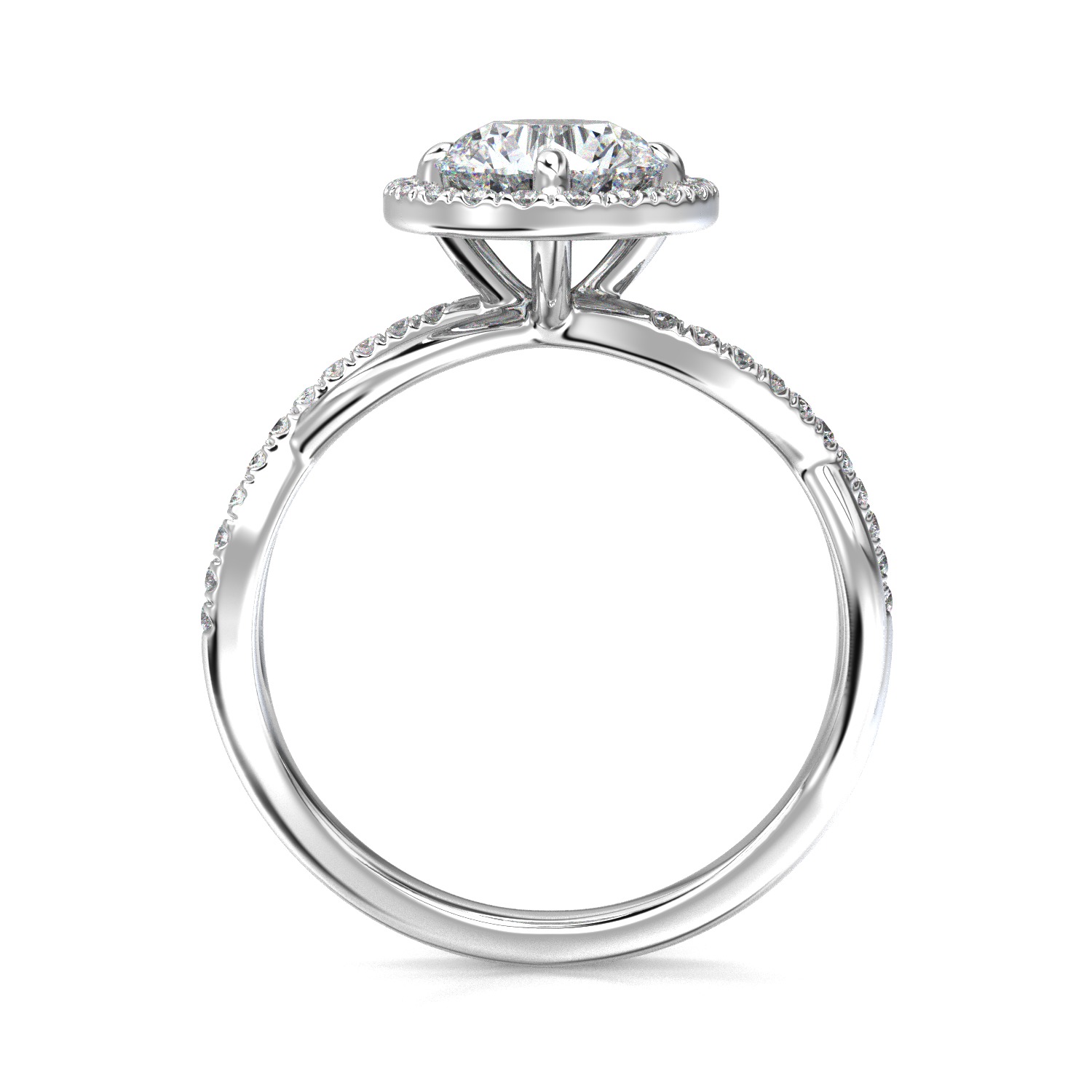 High-Quality Engagement Ring 3D print model_27