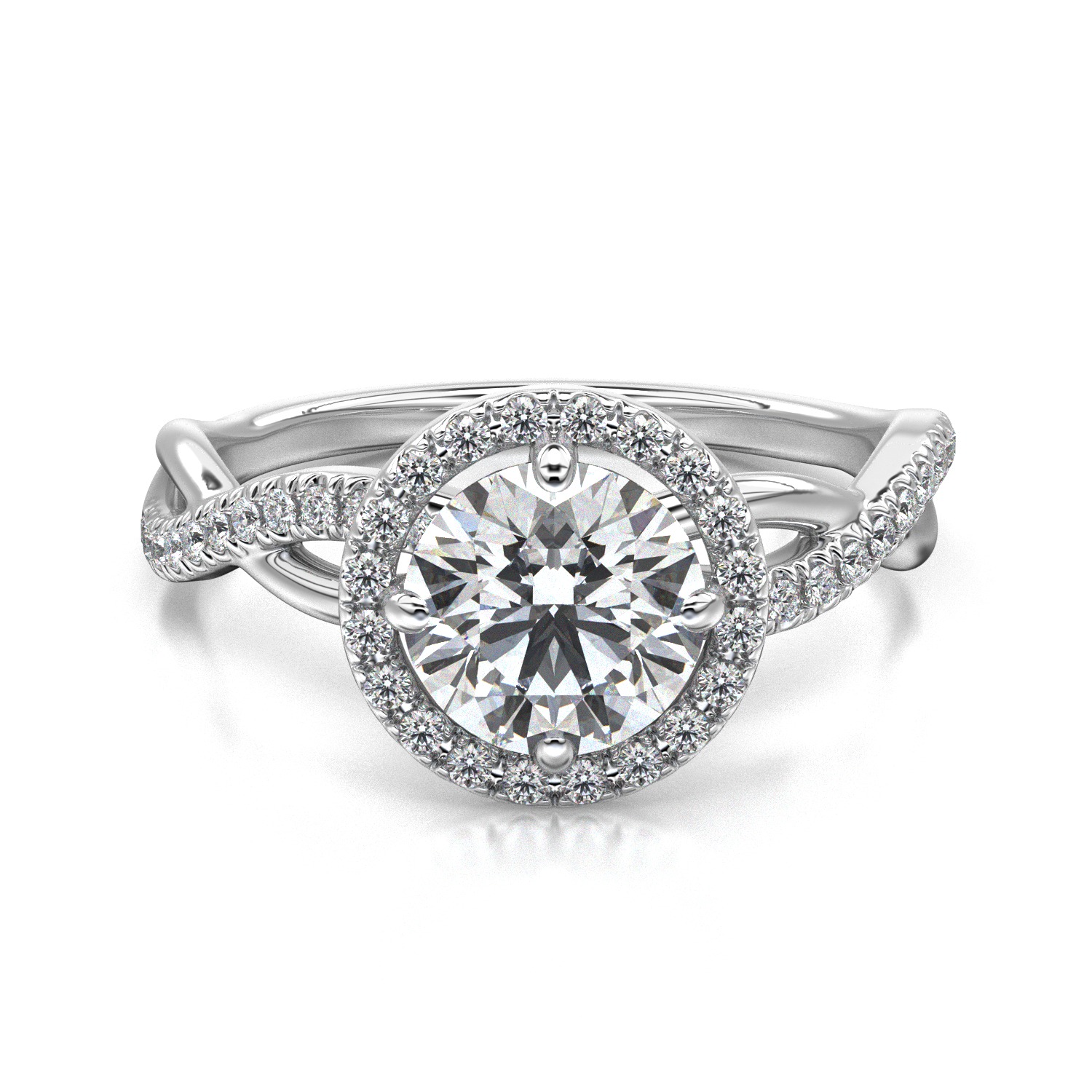 High-Quality Engagement Ring 3D print model_30