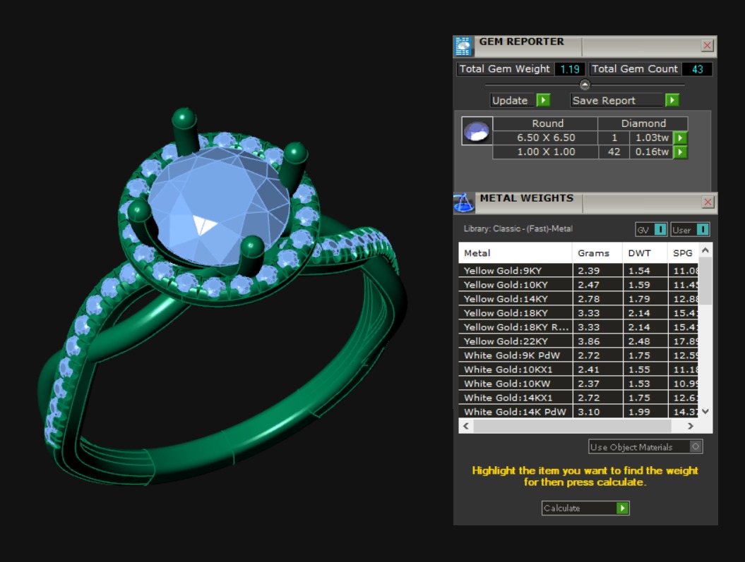 High-Quality Engagement Ring 3D print model_1