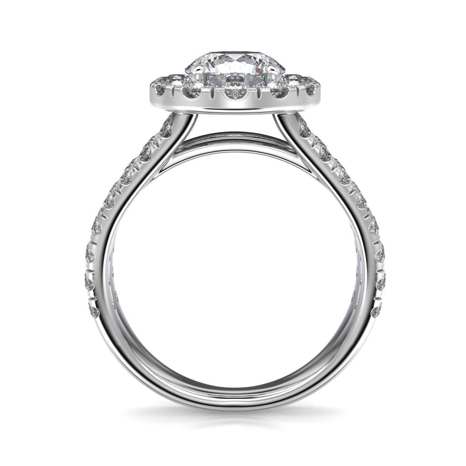 High-Quality Engagement Ring 3D print model_29