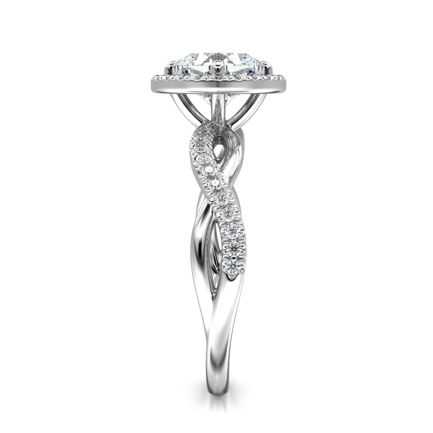 High-Quality Engagement Ring 3D print model_6
