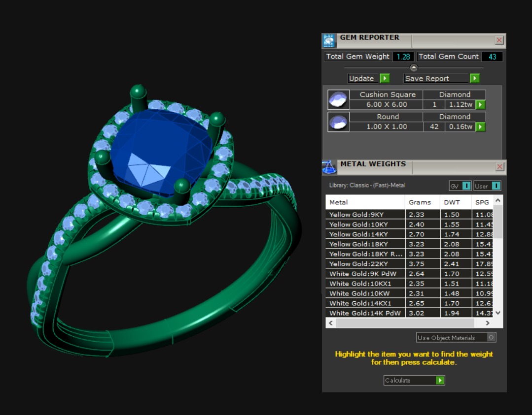 High-Quality Engagement Ring 3D print model_1