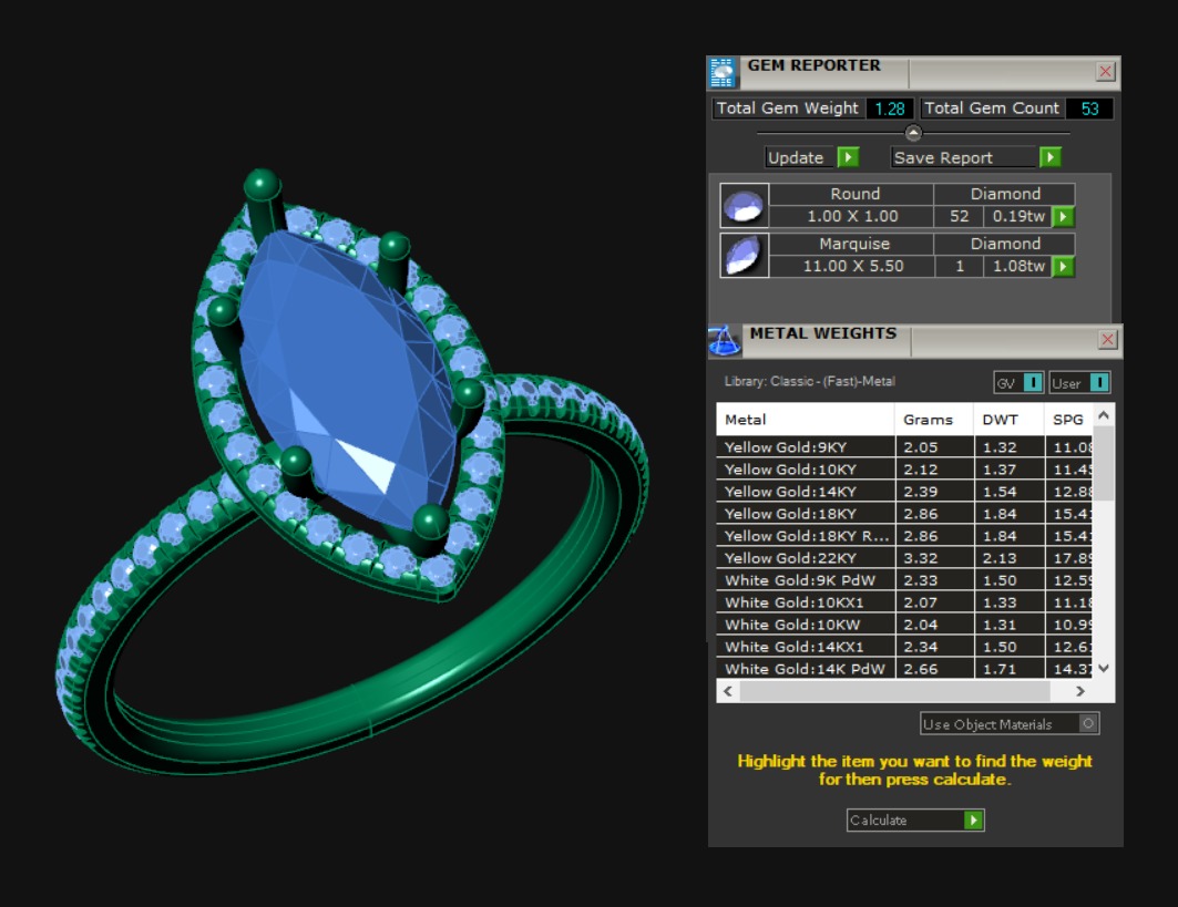 High-Quality Engagement Ring 3D print model_1
