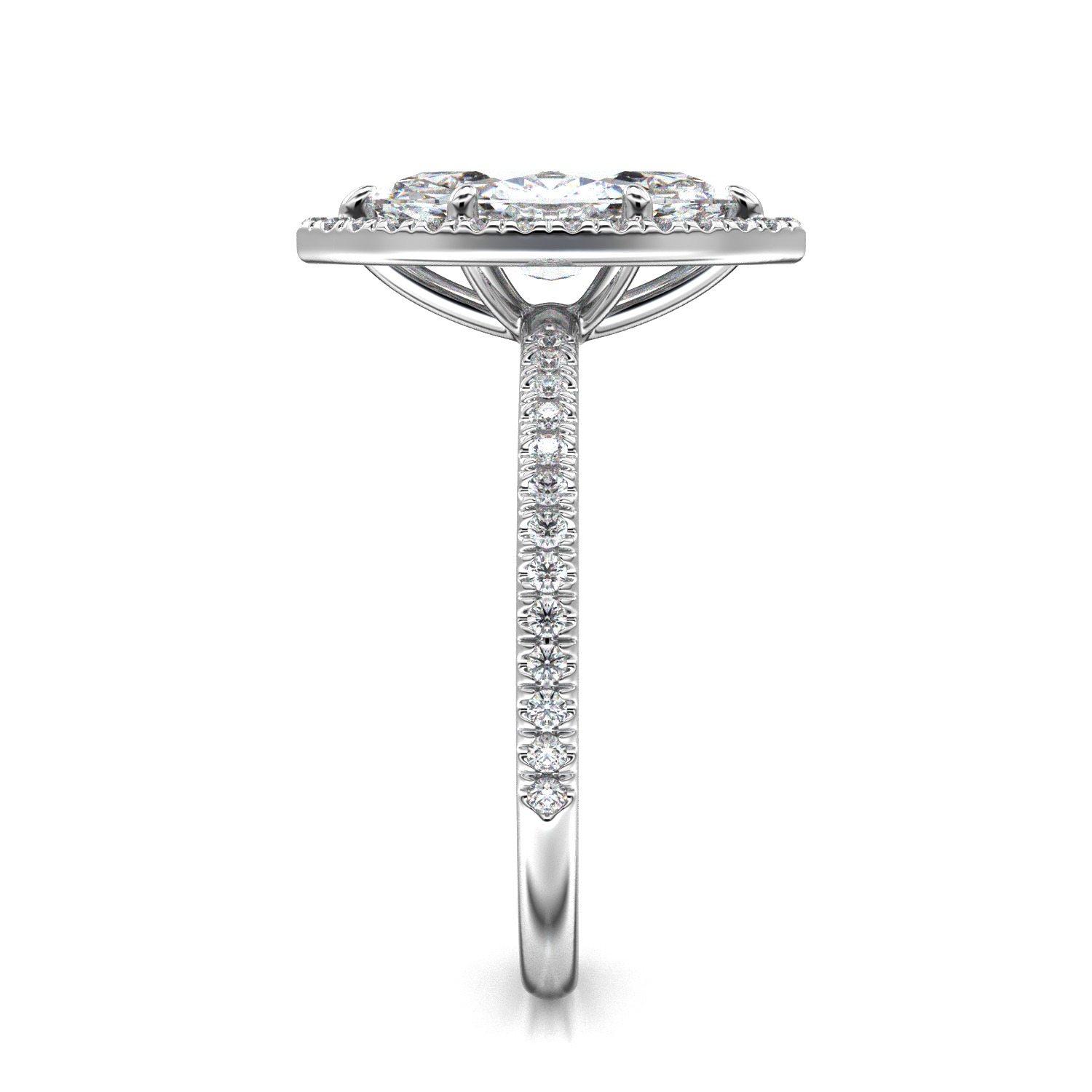 High-Quality Engagement Ring 3D print model_10