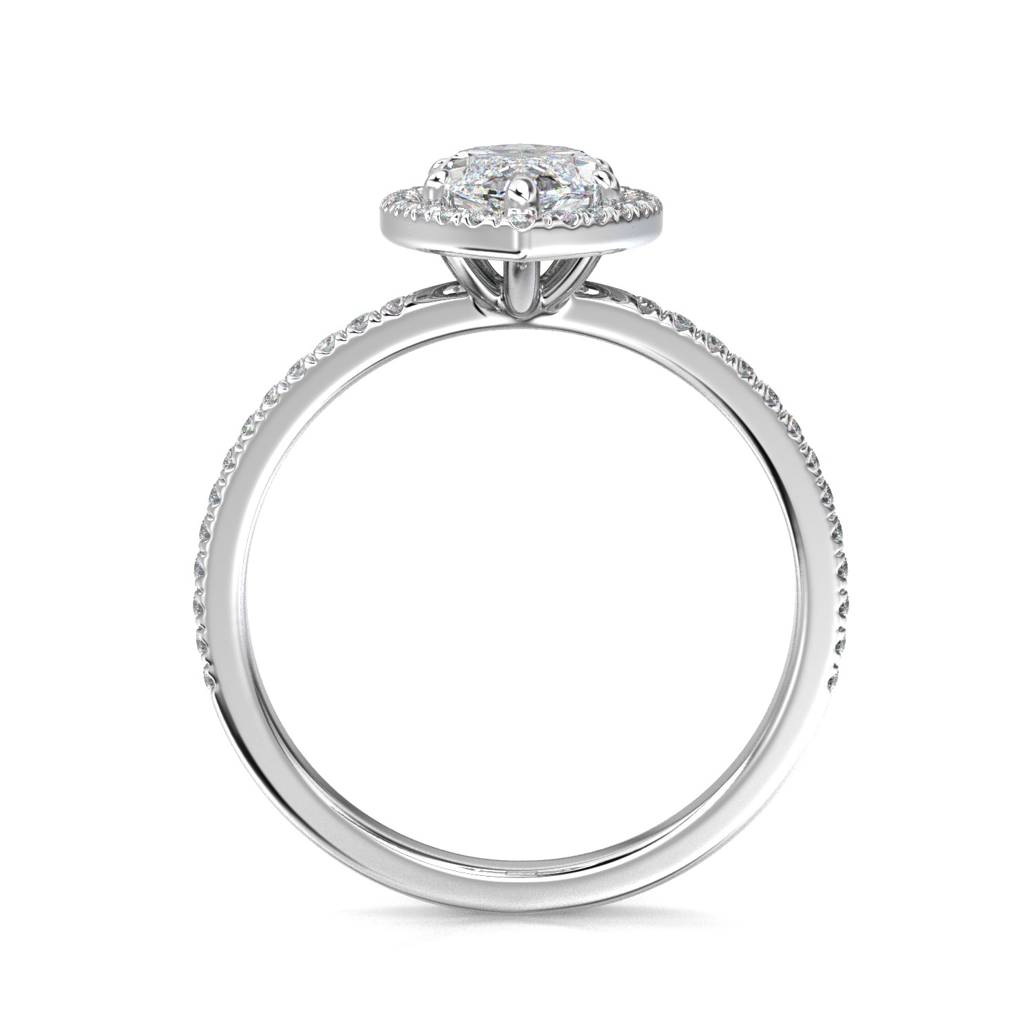 High-Quality Engagement Ring 3D print model_11