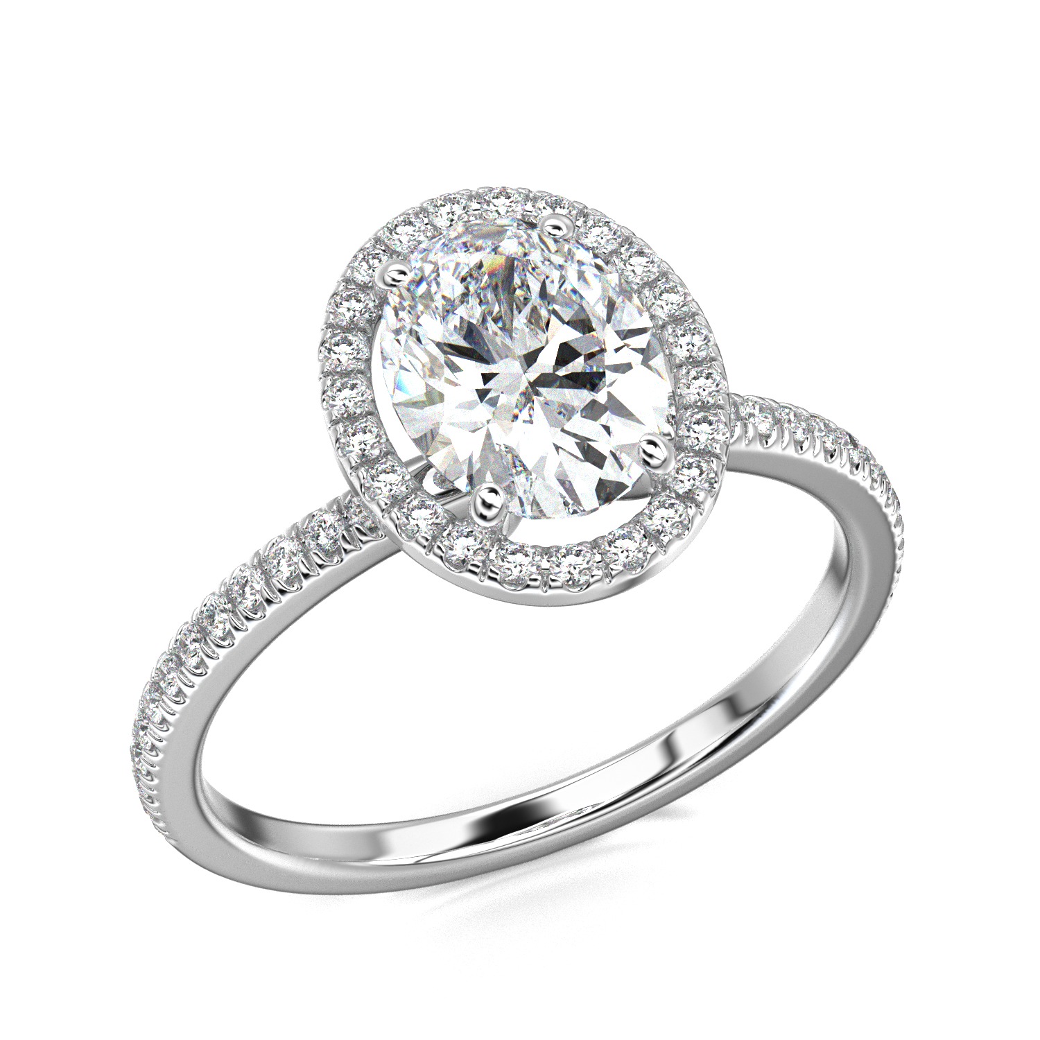 High-Quality Engagement Ring 3D print model_21