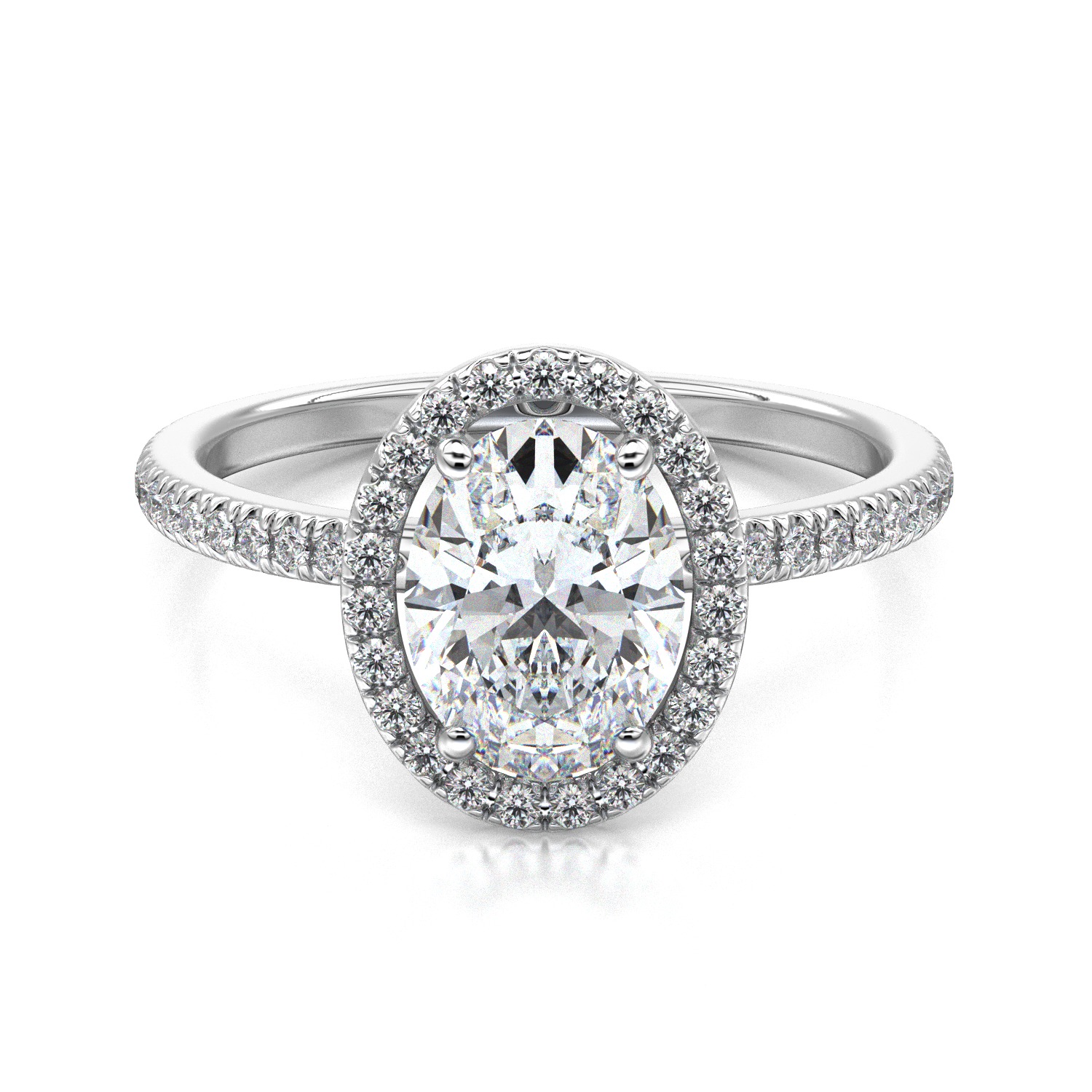 High-Quality Engagement Ring 3D print model_23