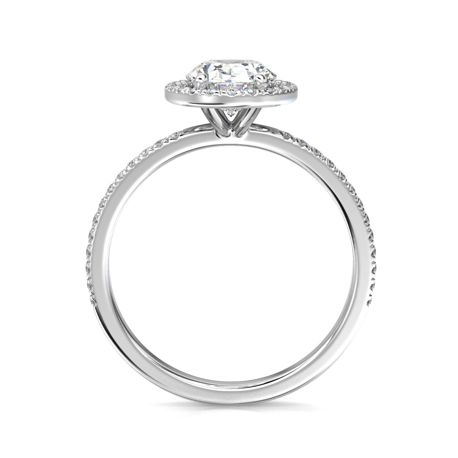 High-Quality Engagement Ring 3D print model_11