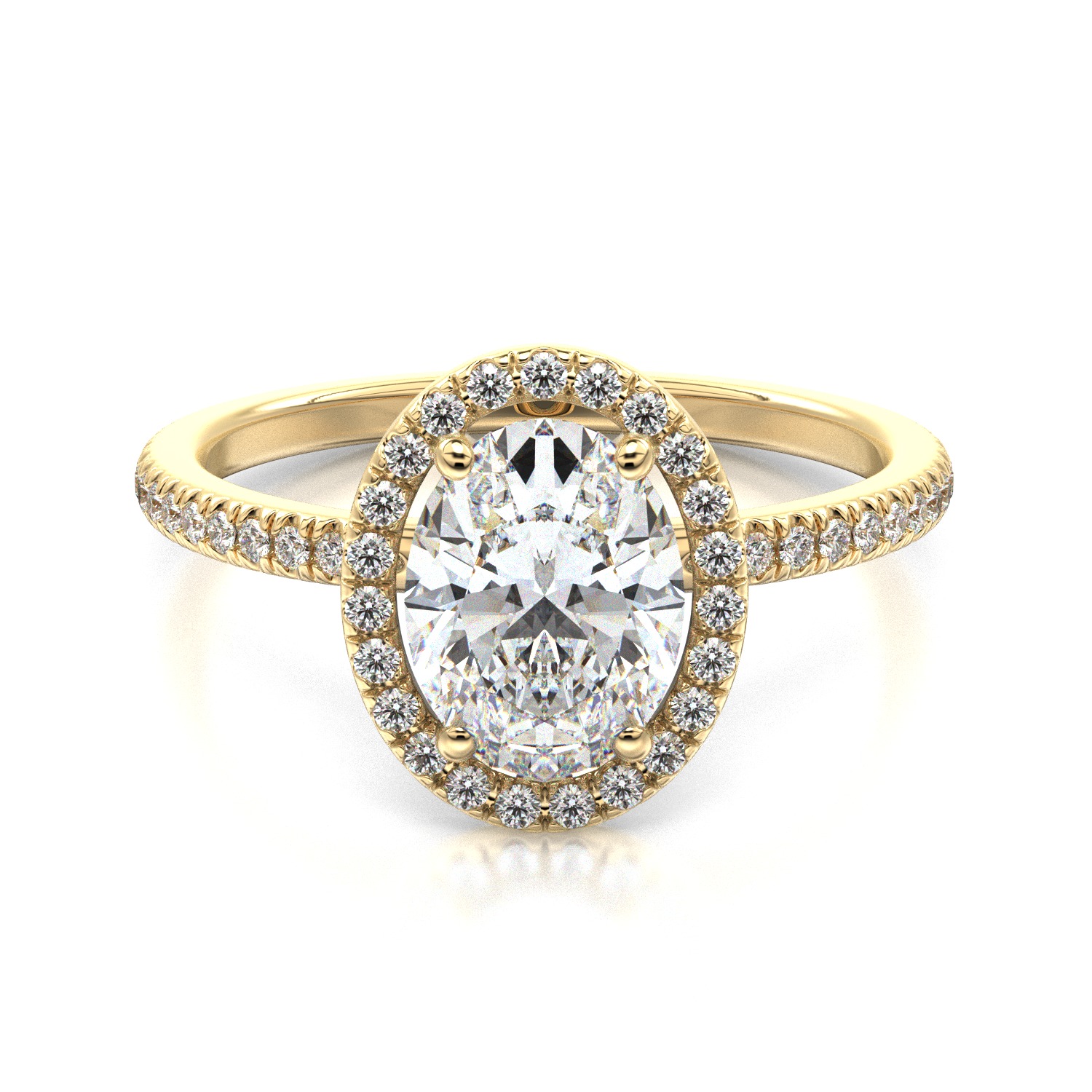 High-Quality Engagement Ring 3D print model_32