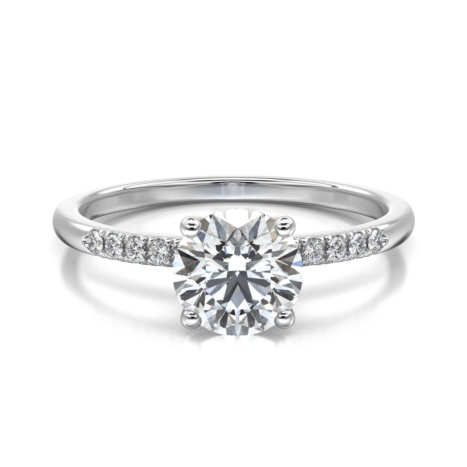 High-Quality Engagement Ring 3D print model_29