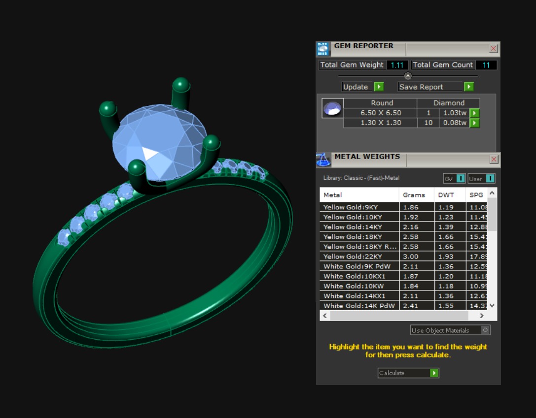 High-Quality Engagement Ring 3D print model_1