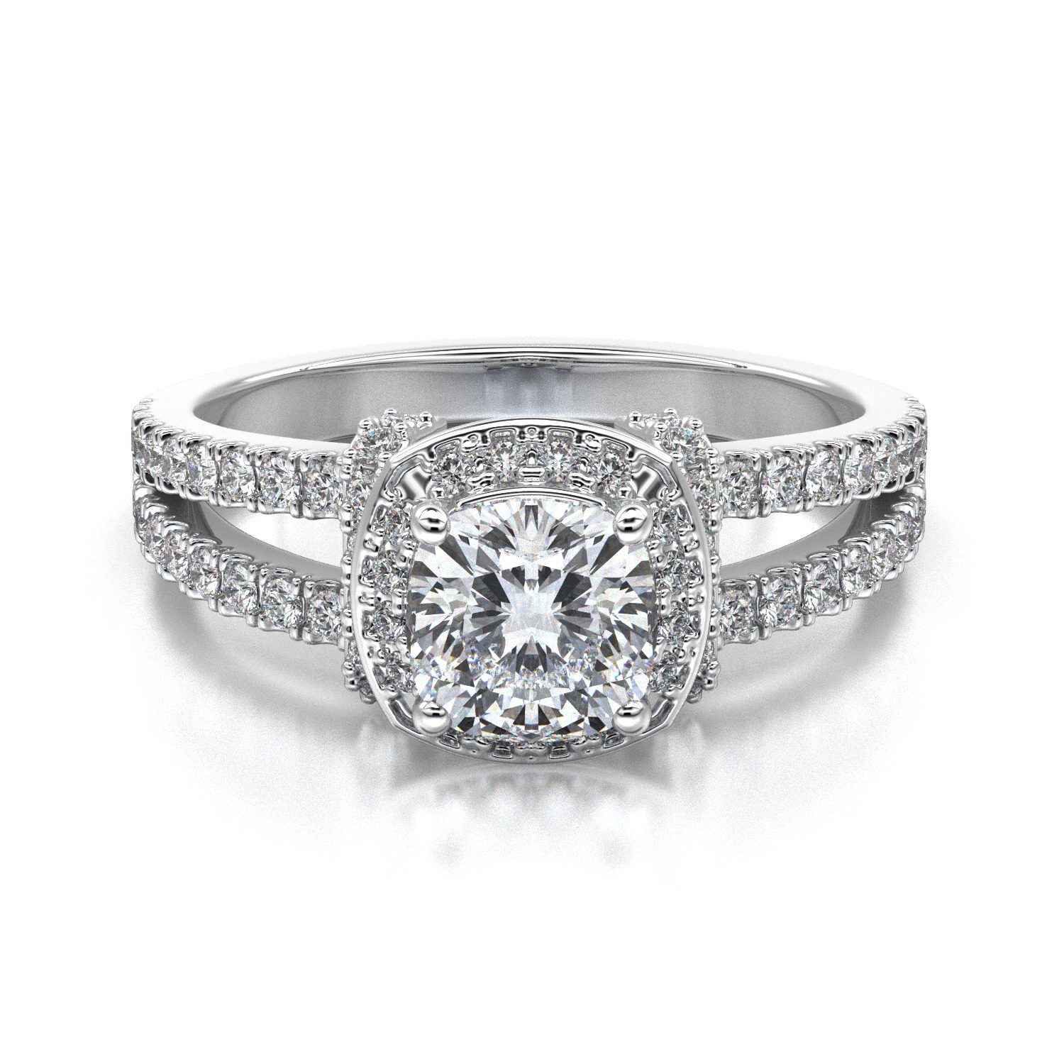 High-Quality Engagement Ring 3D print model_22