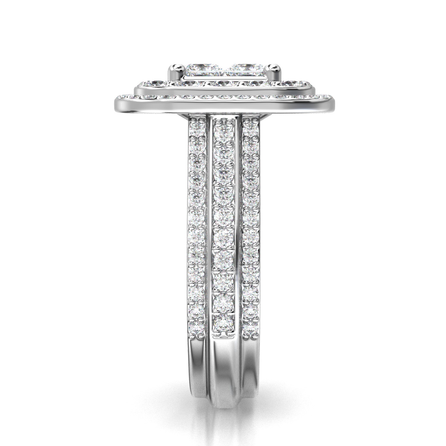 High-Quality Engagement Ring 3D print model_6