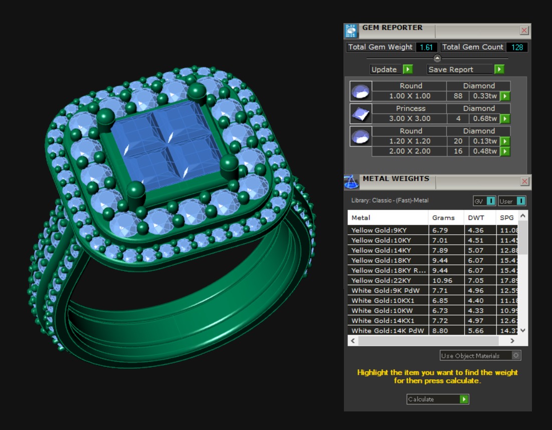 High-Quality Engagement Ring 3D print model_1