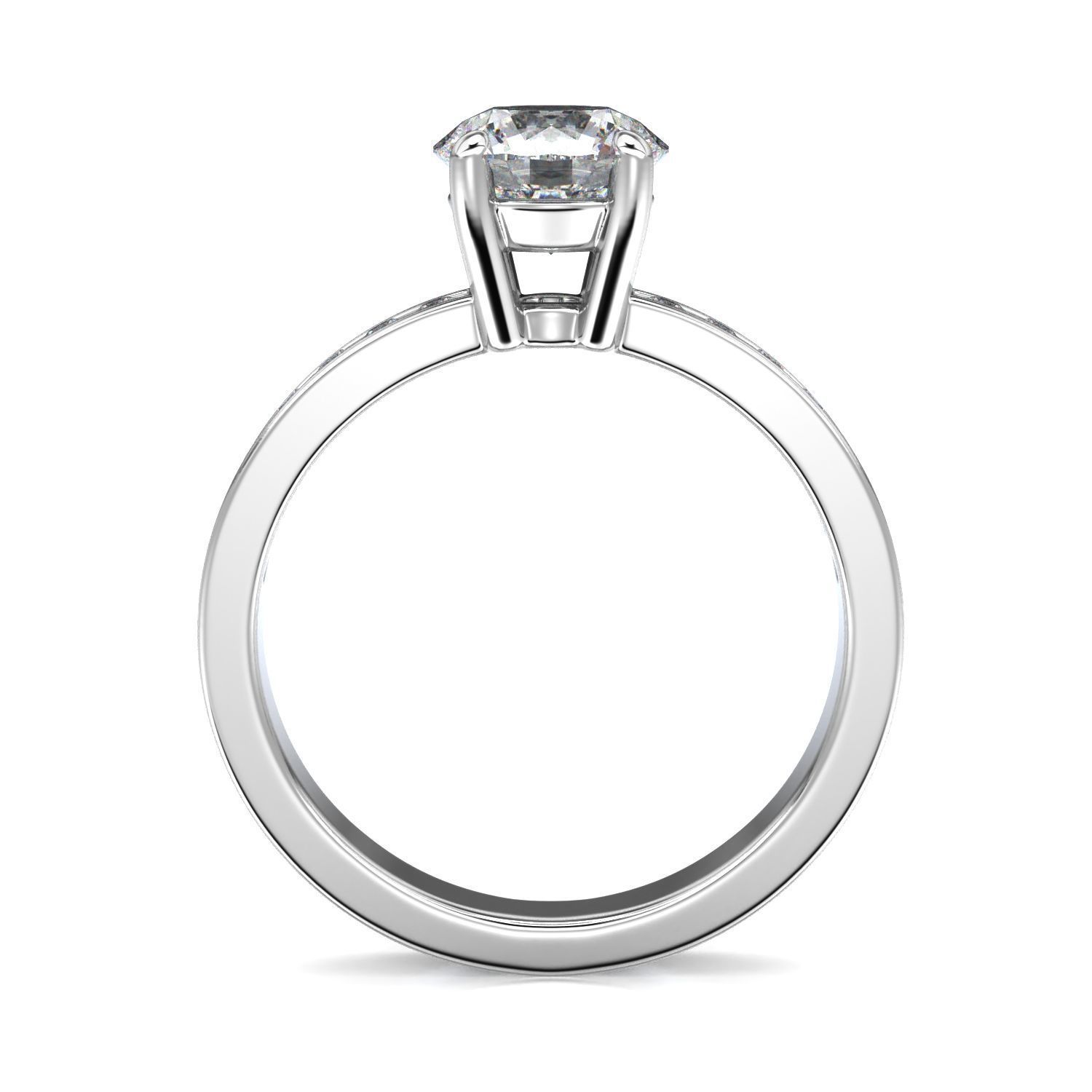 High-Quality Engagement Ring 3D print model_26