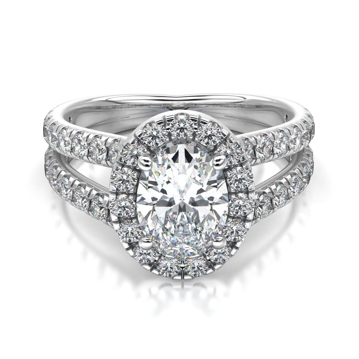 High-Quality Engagement Ring   3D print model_14