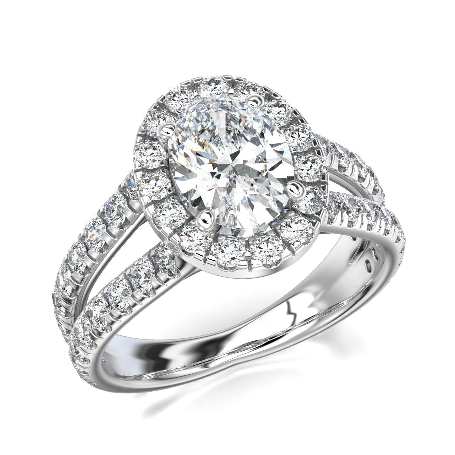 High-Quality Engagement Ring   3D print model_29