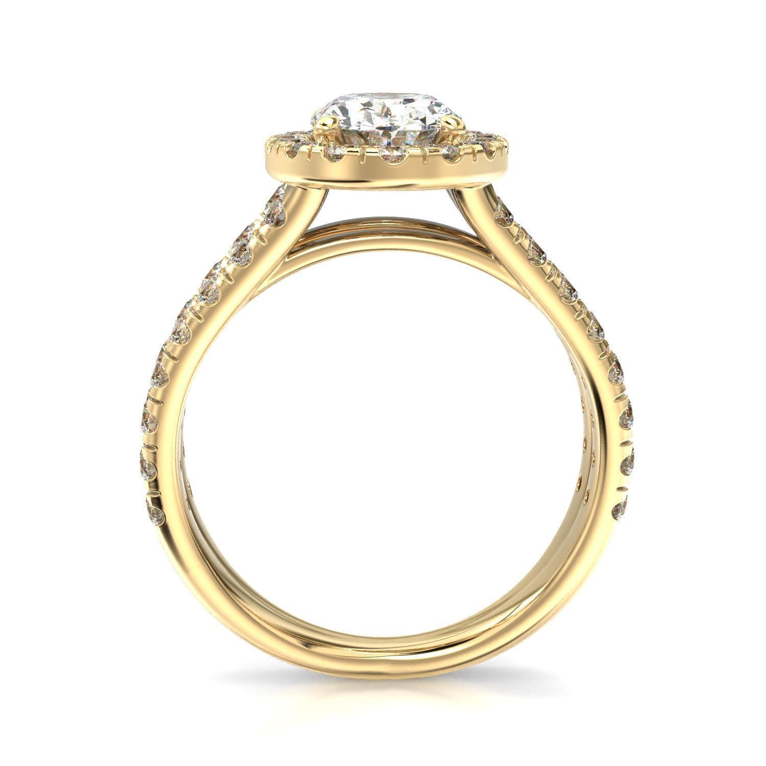 High-Quality Engagement Ring   3D print model_31