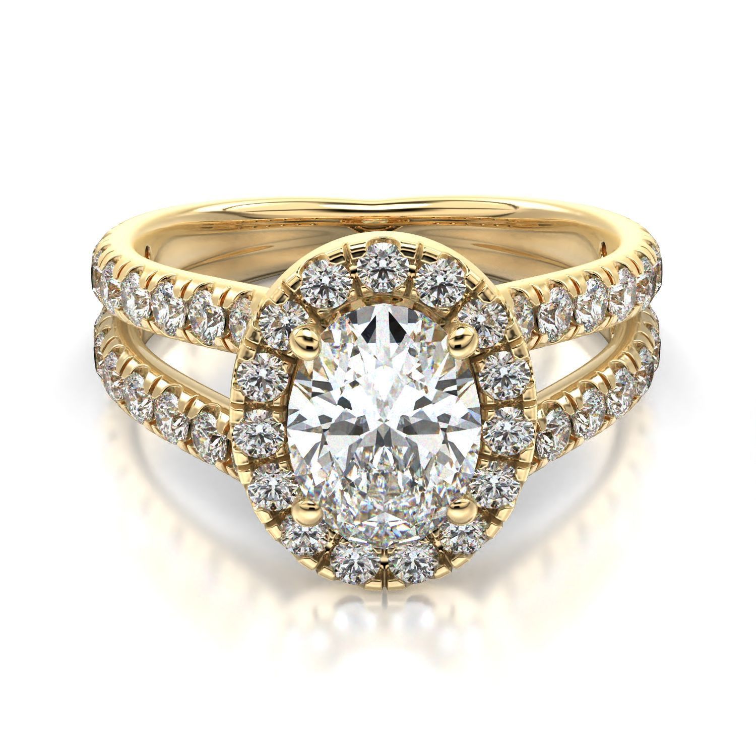 High-Quality Engagement Ring   3D print model_32