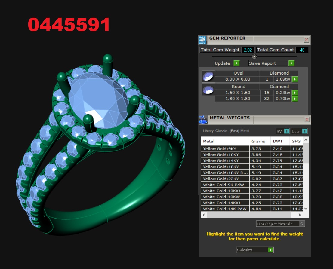 High-Quality Engagement Ring   3D print model_1