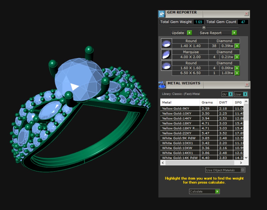 High-Quality Engagement Ring   3D print model_1