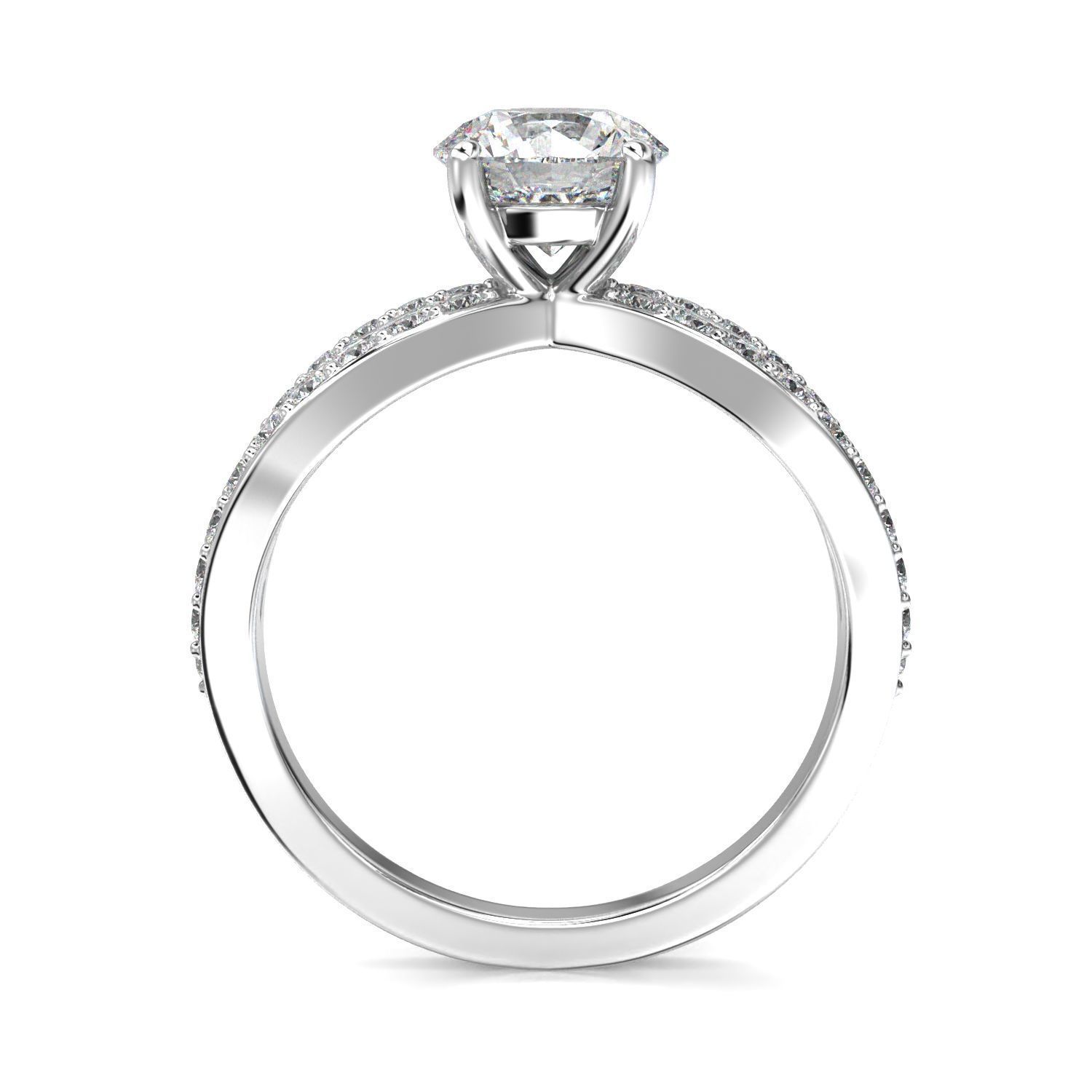 High-Quality Engagement Ring   3D print model_4