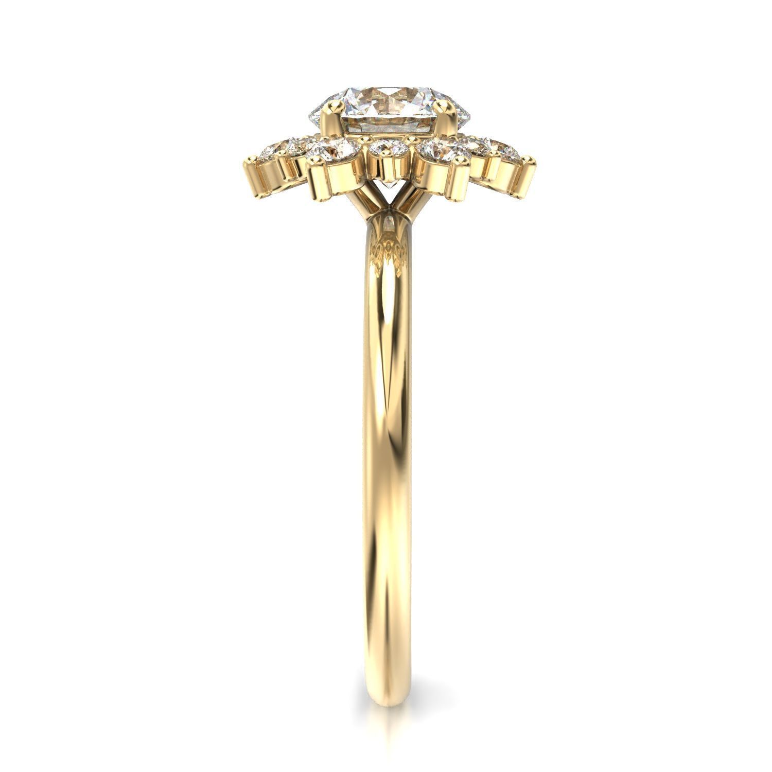 High-Quality Engagement Ring   3D print model_18