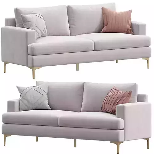 Tribeca Ivory Upholstered Sofa
