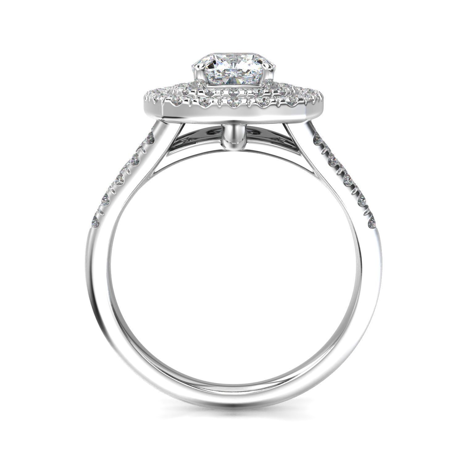 High-Quality Engagement Ring   3D print model_6
