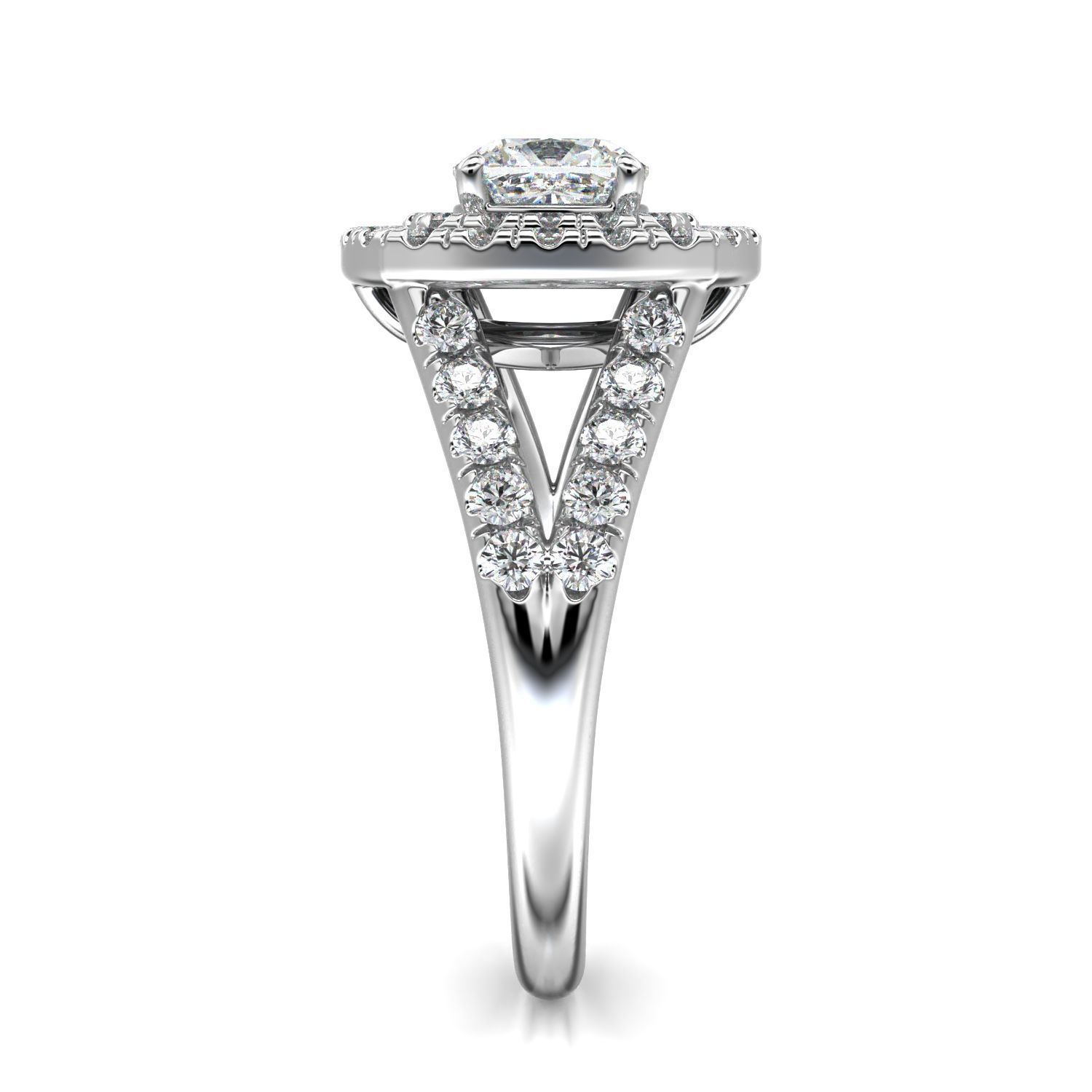 High-Quality Engagement Ring   3D print model_9