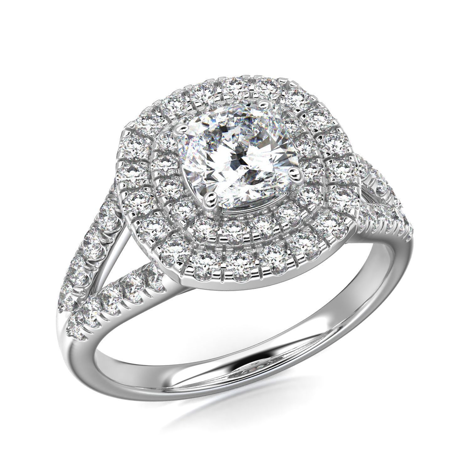 High-Quality Engagement Ring   3D print model_2