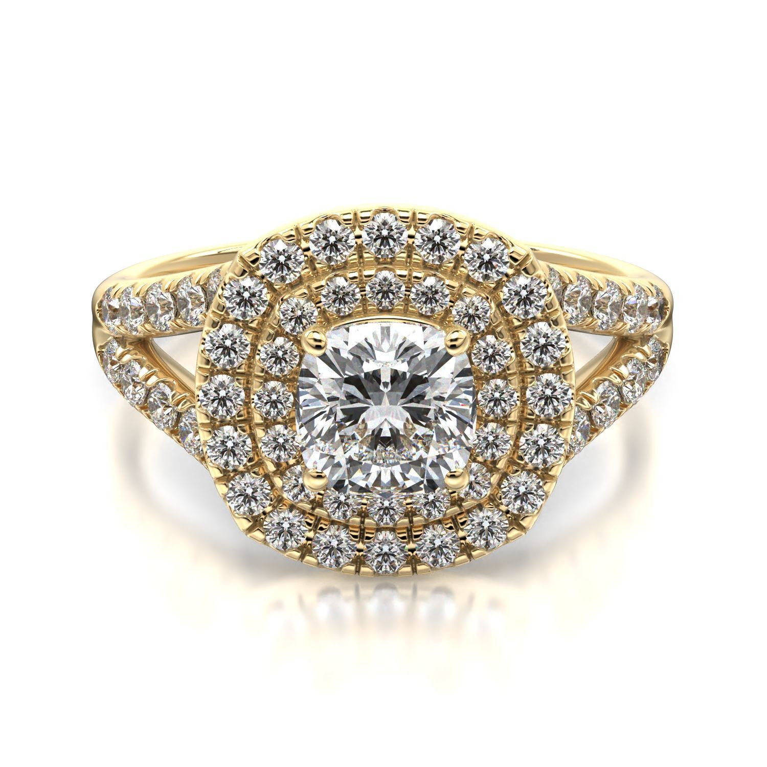 High-Quality Engagement Ring   3D print model_24